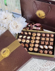 Diamond Kahverengi Hediye Çikolata kutu 465 gr